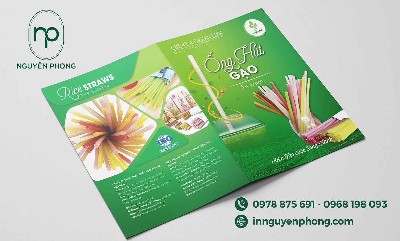Leaflet chất lượng thể hiện sự chuyên nghiệp của doanh nghiệp